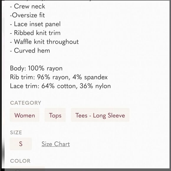 NWOT Free People Spring Valley Top in Ivory - Picture 5 of 7